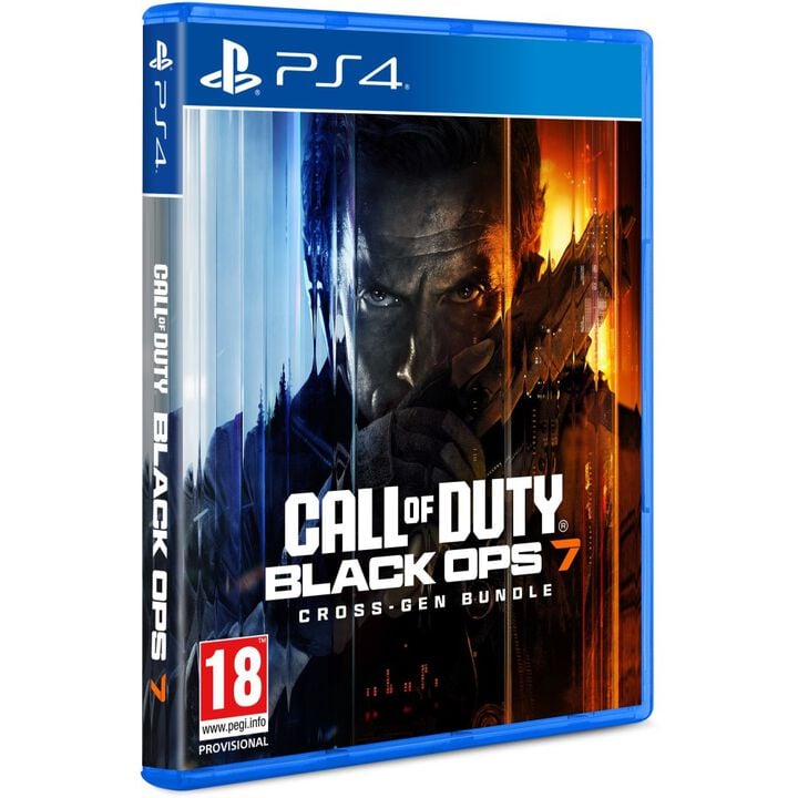 CALL OF DUTY BLACK OPS 7 PS4 JUEGO F&Iacute;SICO PARA PLAYSTATION 4 VERSI&Oacute;N ESPA&Ntilde;OLA GARANT&Iacute;A EUROPEA EUROPEAN WARRANTY

&iexcl;Abraza la locura!

En Call of Duty&reg;: Black Ops 7, Treyarch y Raven Software traen a los jugadores el Black Ops m&aacute;s alucinante de la historia.

Es el a&ntilde;o 2035 y el mundo se encuentra al borde del caos, asolado por violentos conflictos y guerras psicol&oacute;gicas tras los acontecimientos de los t&iacute;tulos Black Ops 2 y Black Ops 6, favoritos de los fans. Con tecnolog&iacute;a de vanguardia, el equipo de Black Ops liderado por David Mason debe luchar contra un enemigo manipulador que utiliza el miedo como arma por encima de todo.

&Uacute;nete a tus amigos o juega en solitario en una emocionante e innovadora campa&ntilde;a cooperativa, hazte con armamento futur&iacute;stico en una experiencia Multijugador repleta de nuevos mapas y ad&eacute;ntrate en el nuevo y retorcido cap&iacute;tulo de Zombis por rondas en el coraz&oacute;n del &eacute;ter oscuro.

* Se requiere conexi&oacute;n a Internet para descarga de contenido y suscripci&oacute;n a PlayStation Plus y/o Xbox Game Pass para el juego on-line.

Call of Duty Black Ops 7 para Xbox y prep&aacute;rate para sumergirte en el conflicto m&aacute;s oscuro y retorcido hasta la fecha. En el a&ntilde;o 2035, el mundo est&aacute; al borde del colapso, marcado por guerras psicol&oacute;gicas y enemigos que utilizan el miedo como su mejor arma.


Lidera al equipo de Black Ops junto a David Mason y enfr&eacute;ntate a un villano capaz de manipular la mente y sembrar el caos a escala global. Vive una campa&ntilde;a cinematogr&aacute;fica que podr&aacute;s jugar en solitario o en modo cooperativo con tus amigos, experimentando la saga como nunca antes.

El multijugador regresa m&aacute;s explosivo que nunca, con mapas in&eacute;ditos, armamento futurista y nuevas mec&aacute;nicas de personalizaci&oacute;n que llevar&aacute;n tu estrategia a otro nivel. Y si lo tuyo es la supervivencia, el nuevo cap&iacute;tulo de Zombis por rondas te llevar&aacute; al coraz&oacute;n del &eacute;ter oscuro en una experiencia retorcida y adictiva que no dejar&aacute; a nadie indiferente.
CARACTER&Iacute;STICAS:

    Campa&ntilde;a innovadora jugable en solitario o en cooperativo
    Ambientaci&oacute;n en el a&ntilde;o 2035, con guerras psicol&oacute;gicas y tecnolog&iacute;a de vanguardia
    Multijugador competitivo con nuevos mapas, armas futuristas y personalizaci&oacute;n avanzada
    Retorno del modo Zombis por rondas, ahora en el &eacute;ter oscuro
    Personajes ic&oacute;nicos como David Mason y nuevos enemigos manipuladores
    Continuaci&oacute;n de la historia tras los eventos de Black Ops 2 y Black Ops 6