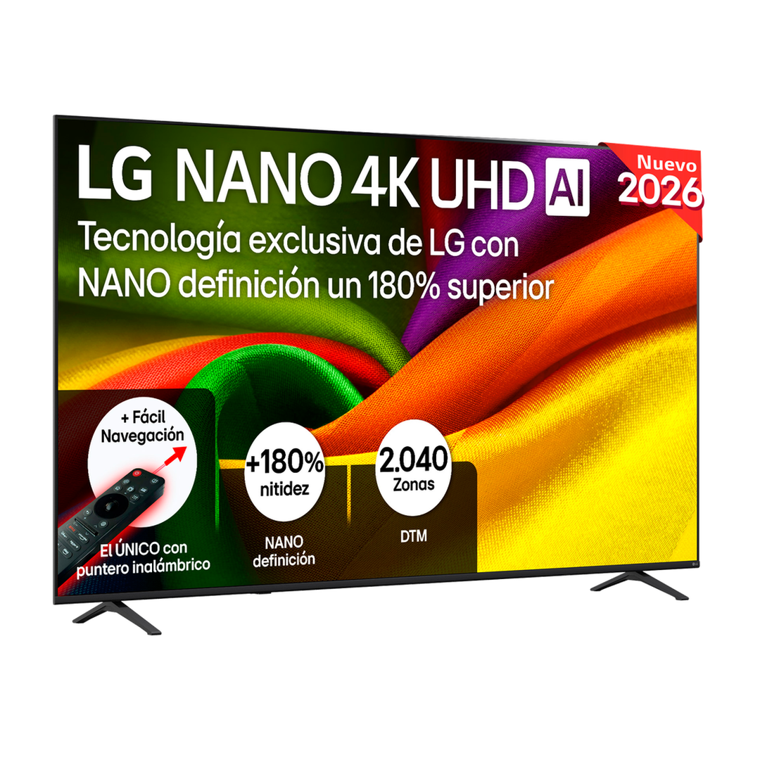 Smart TV NANO 4K UHD AI 85 pulgadas 85NU900B