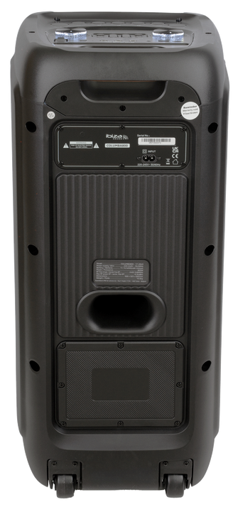 <p class="descripcion-producto">
  Este elegante altavoz multifunci&oacute;n iluminar&aacute; todas tus fiestas y eventos. 
  Con sus juegos de luces alrededor de los altavoces y a lo largo de los laterales del equipo, 
  as&iacute; como con los 2 estroboscopios en la parte superior e inferior, 
  este altavoz cautivar&aacute; a tus invitados y los animar&aacute; a disfrutar.
</p>