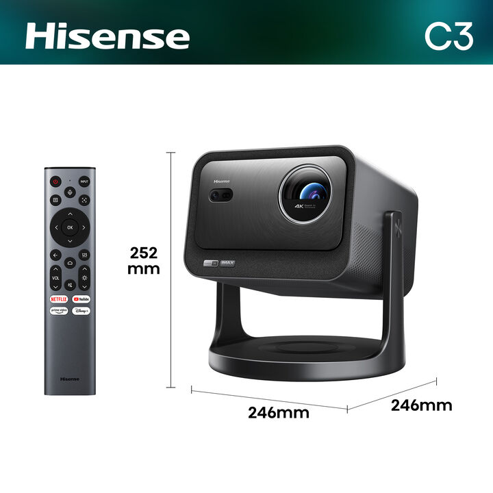 Proyector Mini L&aacute;ser TriChroma 4K UHD - C3