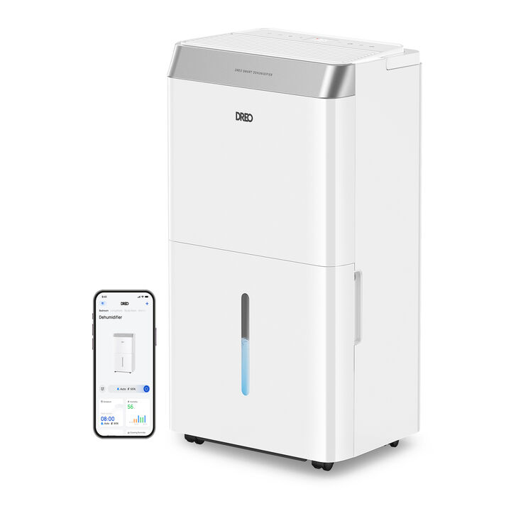 El Dreo DR HDH002S es un deshumidificador inteligente de 20 litros/d&iacute;a, dise&ntilde;ado para estancias grandes y control de humedad en toda la vivienda. Incorpora sensor de humedad con pantalla digital, funcionamiento ultrasilencioso (35dB) y alta eficiencia energ&eacute;tica, ideal para dormitorios, salones, ba&ntilde;os y zonas de lavander&iacute;a.
Cuenta con 3 velocidades de ventilador y modos Autom&aacute;tico, Confort y Continuo, que permiten mantener la humedad seleccionada con una precisi&oacute;n aproximada de 5% RH. Incluye modo secado de ropa, pensado para acelerar el secado en interiores en climas hmedos.
El equipo ofrece doble sistema de drenaje: dep&oacute;sito extra&iacute;ble de 3,4L con apagado autom&aacute;tico cuando se llena, o drenaje continuo por manguera para uso prolongado. Su dise&ntilde;o port&aacute;til con ruedas y asa facilita moverlo entre habitaciones.
Este modelo ha sido aprobado por el Good Housekeeping Institute (2026), lo que certifica su rendimiento, fiabilidad y calidad tras pruebas independientes.