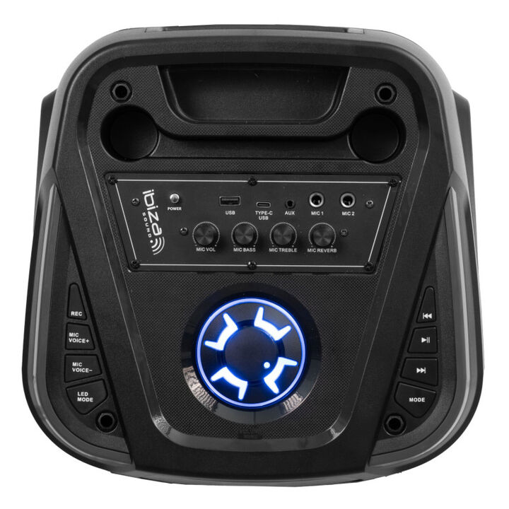 <p>El <strong>COLUMBA-KARAOKE</strong> es un potente altavoz de fiesta de <strong>1000 W de potencia m&aacute;xima</strong>, dise&ntilde;ado para disfrutar de sesiones de karaoke y m&uacute;sica con un sonido potente y una iluminaci&oacute;n espectacular. Incorpora dos micr&oacute;fonos inal&aacute;mbricos VHF, por lo que solo tendr&aacute;s que conectar tu televisor, smartphone o tablet mediante Bluetooth para comenzar a cantar tus canciones favoritas.</p>