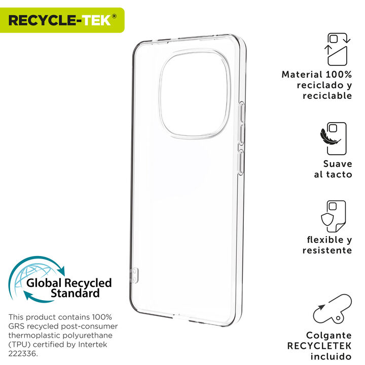 La protección del medio ambiente es, hoy en día, una preocupación en todo momento, junto a la preocupación de proteger nuestro Smartphone. Con las fundas recycletek de muvit for change, proponemos una gama de fundas reciclables, fabricadas con fundas usadas y viejas. Una manera responsable de proteger nuestro smartphone. Porque contribuir en la lucha contra la contaminación y proteger nuestro eco sistema, debe formar parte de nuestros gestos cotidianos.