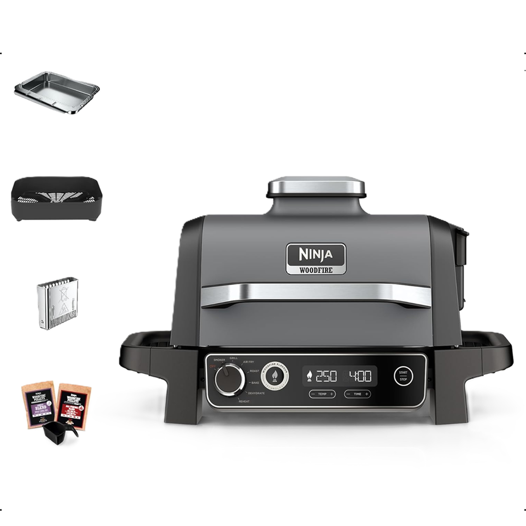 Parrilla el&eacute;ctrica de exterior Woodfire