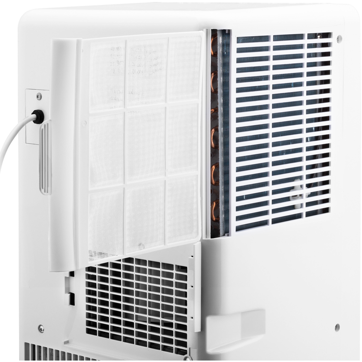 Tristar AC-5474 Aire acondicionado
Capacidad de enfriamiento: 5000 BTU
Capacidad de enfriamiento: 1.42 kW
Clase energ&eacute;tica: A 
Modos de operaci&oacute;n: Deshumificador; Refrigeraci&oacute;n; Ventilador 
Ajustes de velocidad: 2 
Funci&oacute;n de temporizador: 1-24 h
Mando a distancia
Alcance: 40 m&sup3;
Nivel sonoro: 65 dB
Indicador de dep&oacute;sito de agua lleno