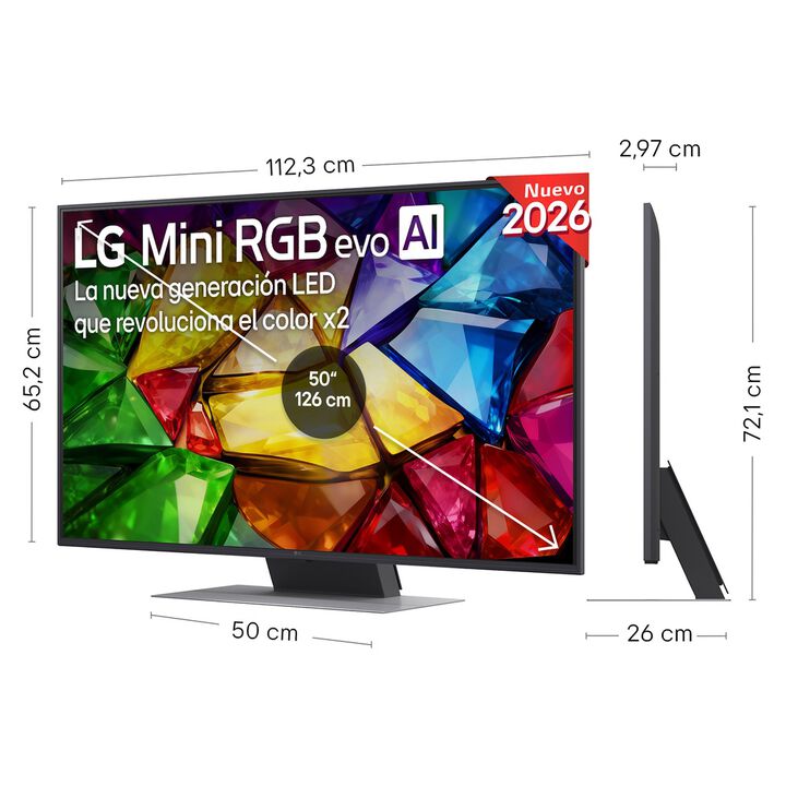 Smart TV LG MRGB AI MRGB88 50 pulgadas 4K 2026