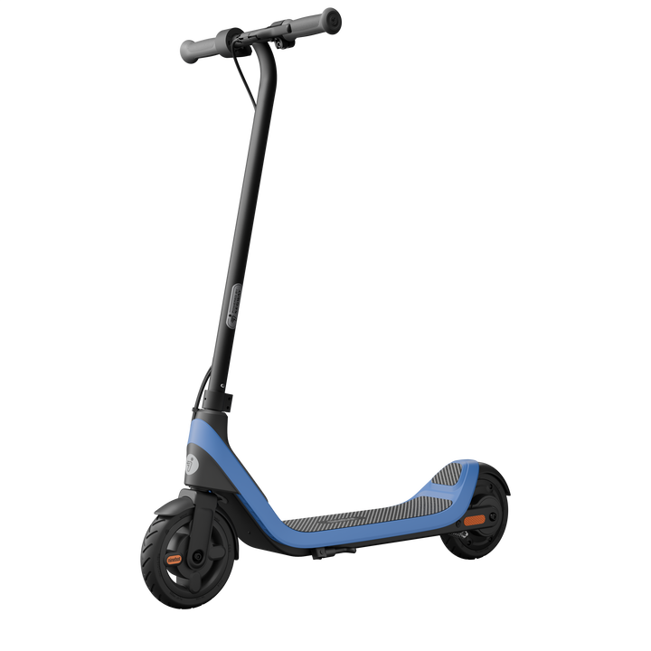 Patinete el&eacute;ctrico infantil - Segway Ninebot C2 Lite, Potencia m&aacute;x. 130 W, Potencia nominal 120 W, Autonom&iacute;a hasta 14 km, Bater&iacute;a 56 Wh, 16 km/h, Carga m&aacute;x. 50 kg, 3 modos de conducci&oacute;n, Tracci&oacute;n trasera, Control de tracci&oacute;n TCS, Freno trasero de tambor, Ruedas de caucho de 178 mm, Iluminaci&oacute;n ambiental RGB, 7,8 kg, Negro/Gris