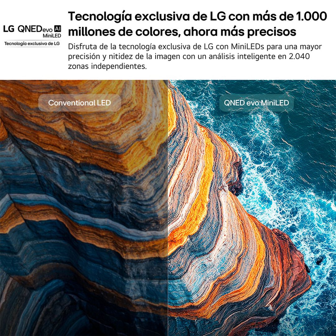 Smart TV QNED evo MiniLED AI 50 pulgadas 50QNED8EB