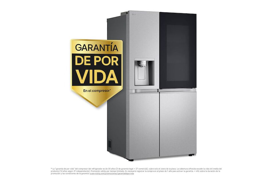 Frigor&iacute;fico americano de 628 litros con InstaView, DoorCooling+, LinearCooling, UVnano y dise&ntilde;o en acero antihuellas. Clase energ&eacute;tica D y funcionamiento silencioso de 35 dB.