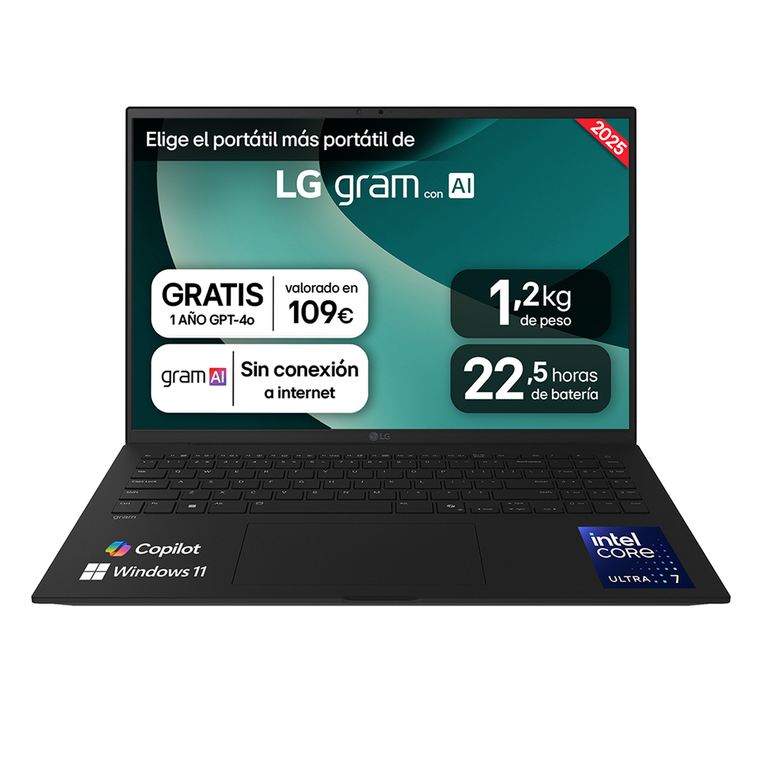 Port&aacute;til 16" Windows 11 Intel Arrow Lake H