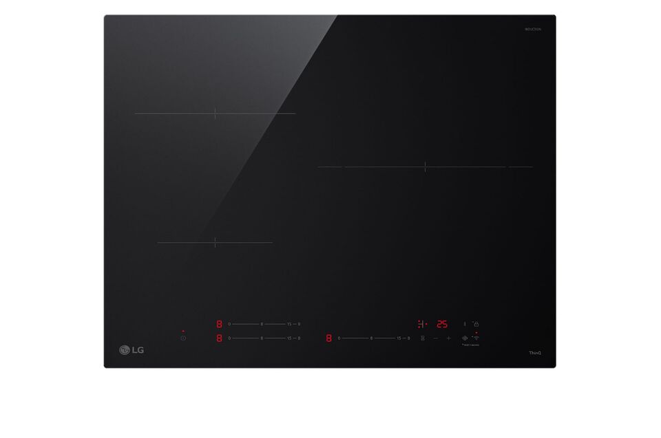 Placa inducción 59 cm con zona XXL, Wi-Fi, control táctil, Boost y Stop & Go.