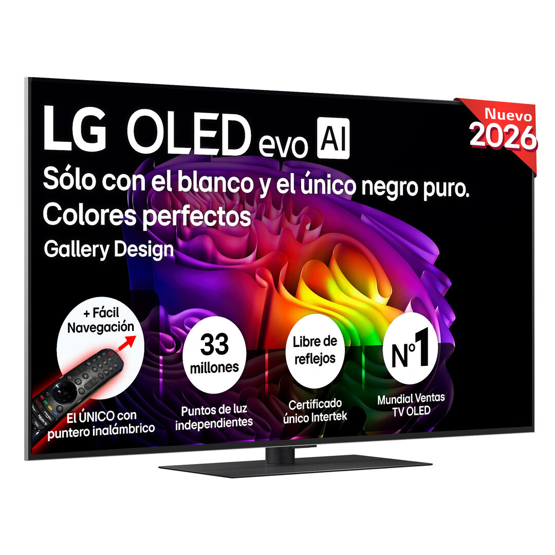 Smart TV OLED evo AI 55 pulgadas 4K OLED55G66