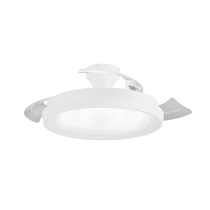 Ventilador de techo modelo Bliss Blanco Cielo Estrellado 2025 .

Haz que tu hogar resulte más agradable con la brisa y la luz adecuadas. Con solo un par de clics en el mando a distancia, el ventilador de techo retráctil con luz LED de Philips te brinda al mismo tiempo la iluminación y el frescor que necesitas del ventilador. El ventilador con aspas transparentes retráctiles no crea sombras molestas en el techo y, además, las aspas se pueden plegar cuando el ventilador no está en uso. Con todas las ventajas de EyeComfort y la luz ajustable SceneSwitch, satisface todas las necesidades de iluminación para tu espacio

Adecuado para habitaciones hasta 15 m².