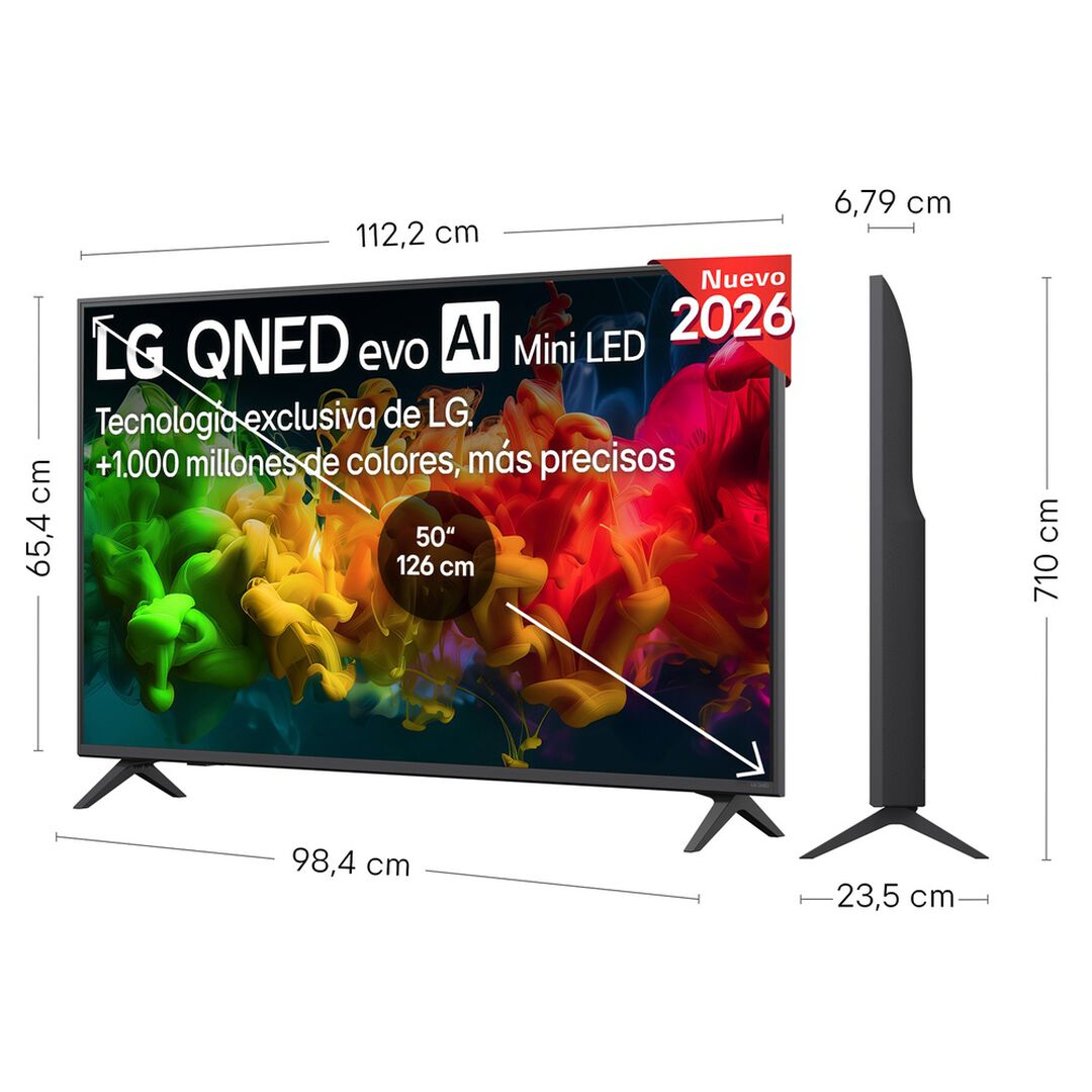 Smart TV QNED evo MiniLED AI 50 pulgadas 50QNED8EB