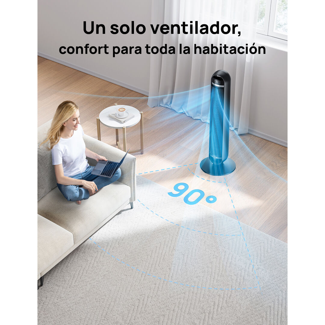 Ventilador torre Nomad TF414 ultra silencioso
