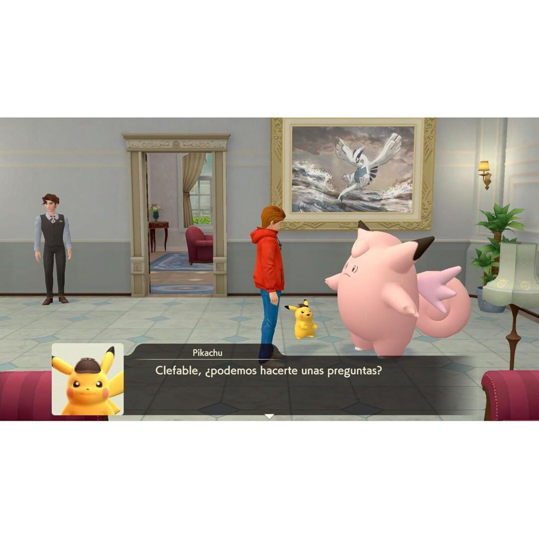 DETECTIVE PIKACHU: EL REGRESO NINTENDO SWITCH VERSI&Oacute;N ESPA&Ntilde;OLA

&iexcl;Te damos la bienvenida a Ryme City!

Los humanos y Pok&eacute;mon de esta ciudad viven en armon&iacute;a unos con otros. Un lugar lleno de vida donde conocer&aacute;s a un Pikachu directo, cascarrabias (aunque sorprendentemente adorable), amante del caf&eacute; y que dice ser un detective de primera. 000 futbolistas con licencia, 700 equipos y 30 ligas en la experiencia futbol&iacute;stica m&aacute;s aut&eacute;ntica hasta la fecha.

DETECTIVE PIKACHU: EL REGRESO PARA NINTENDO SWITCH

Dos cabezas piensan mejor que una

Pikachu trabaja codo con codo con su joven compa&ntilde;ero Tim Goodman. Juntos resolver&aacute;n los misteriosos incidentes que est&aacute;n teniendo lugar por toda la ciudad.
&iexcl;Que comience la investigaci&oacute;n!

Esperamos que tengas ganas de descubrir estas aventuras llenas de misterio junto a Tim y su charlat&aacute;n compa&ntilde;ero Pikachu, &iexcl;un equipo de detectives que solo encontrar&aacute;s en el mundo de Pok&eacute;mon!