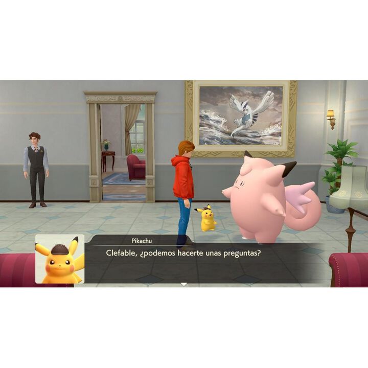 DETECTIVE PIKACHU: EL REGRESO NINTENDO SWITCH VERSI&Oacute;N ESPA&Ntilde;OLA

&iexcl;Te damos la bienvenida a Ryme City!

Los humanos y Pok&eacute;mon de esta ciudad viven en armon&iacute;a unos con otros. Un lugar lleno de vida donde conocer&aacute;s a un Pikachu directo, cascarrabias (aunque sorprendentemente adorable), amante del caf&eacute; y que dice ser un detective de primera. 000 futbolistas con licencia, 700 equipos y 30 ligas en la experiencia futbol&iacute;stica m&aacute;s aut&eacute;ntica hasta la fecha.

DETECTIVE PIKACHU: EL REGRESO PARA NINTENDO SWITCH

Dos cabezas piensan mejor que una

Pikachu trabaja codo con codo con su joven compa&ntilde;ero Tim Goodman. Juntos resolver&aacute;n los misteriosos incidentes que est&aacute;n teniendo lugar por toda la ciudad.
&iexcl;Que comience la investigaci&oacute;n!

Esperamos que tengas ganas de descubrir estas aventuras llenas de misterio junto a Tim y su charlat&aacute;n compa&ntilde;ero Pikachu, &iexcl;un equipo de detectives que solo encontrar&aacute;s en el mundo de Pok&eacute;mon!