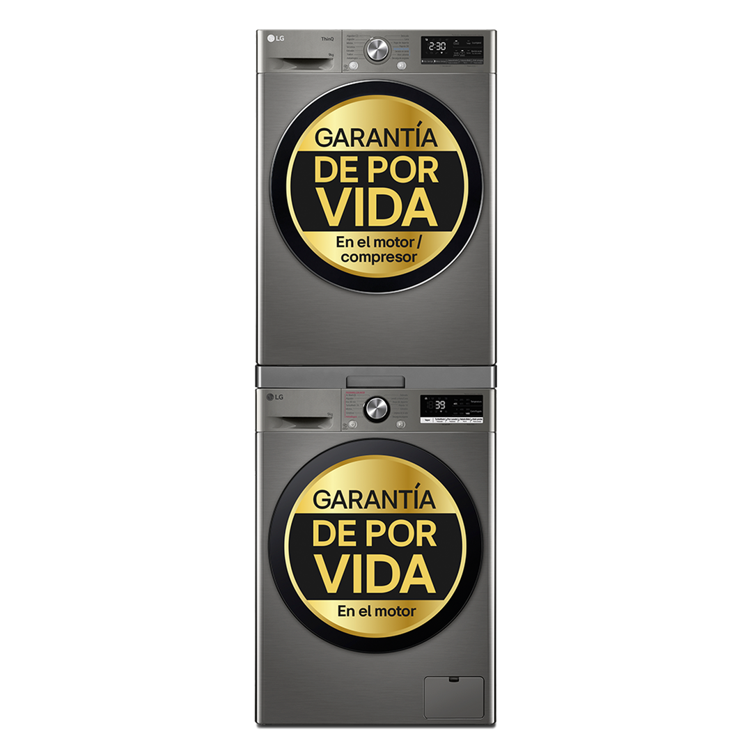 Lavadora + Secadora 9 Kg Inox TORREINOX99