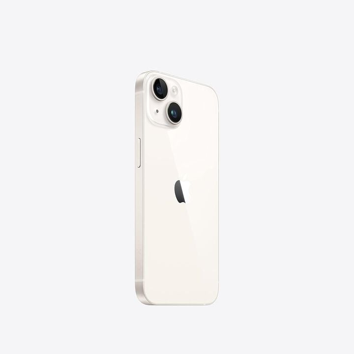 iPhone 14 reacondicionado Premium A+ de 128 GB, acabado blanco estrella.