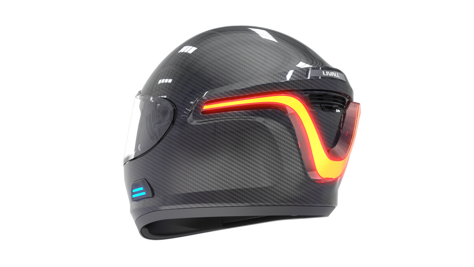 Casco de moto de carretera inteligente
