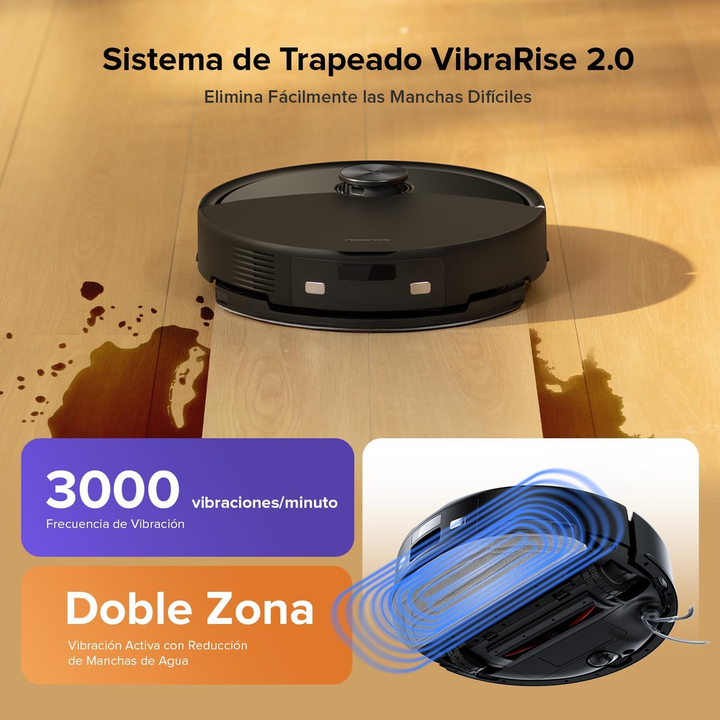 Robot aspirador y friegasuelos Roborock Q10 VF con funcion de mapeo autom&aacute;tico