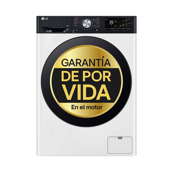 Lavadora 9 kg con IA, TurboWash, vapor y autodosificaci&oacute;n.