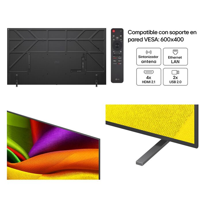 Smart TV LG NANO 4K UHD AI NU90 98 pulgadas 4K 2026