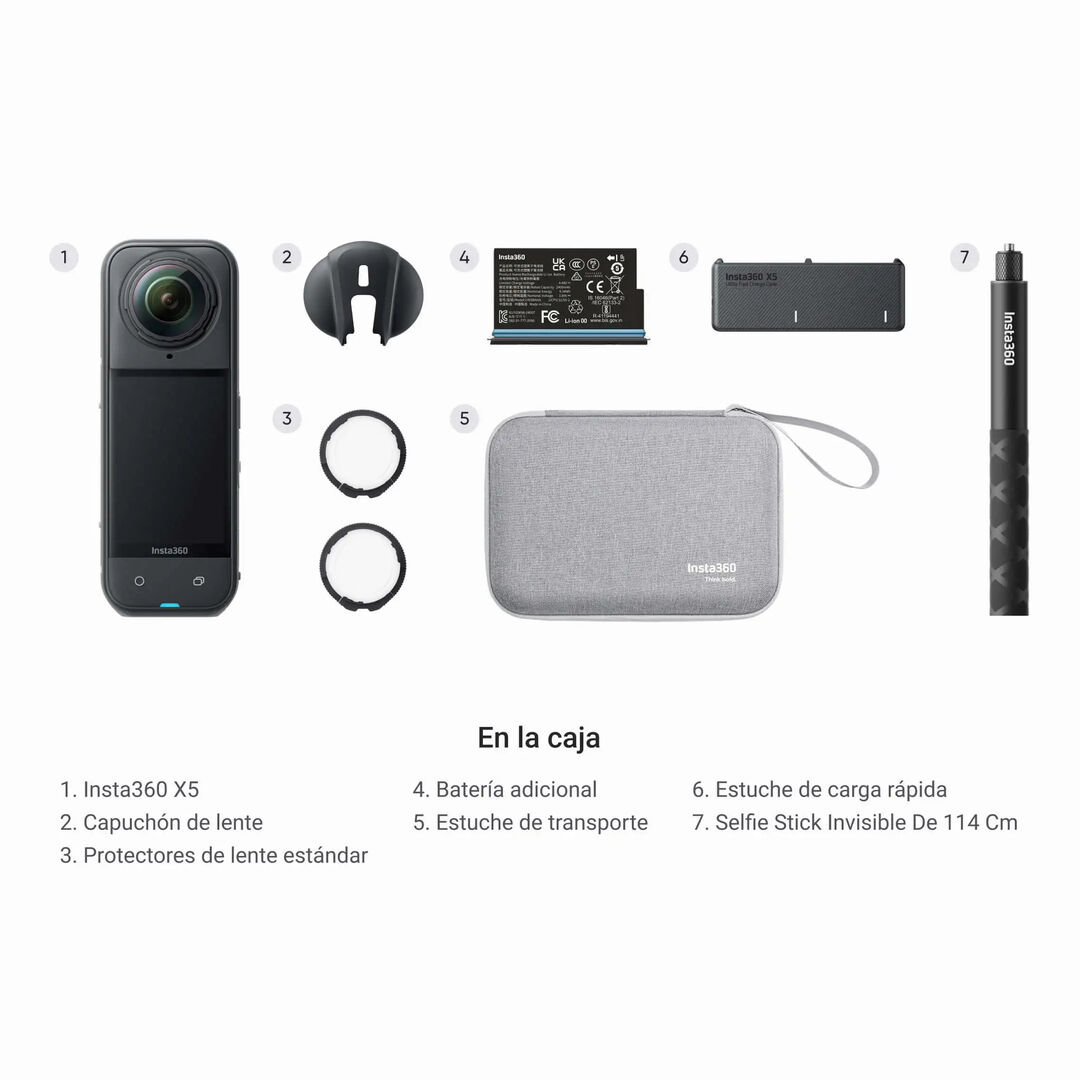 C&aacute;mara 360 - X5 - Essentials Bundle