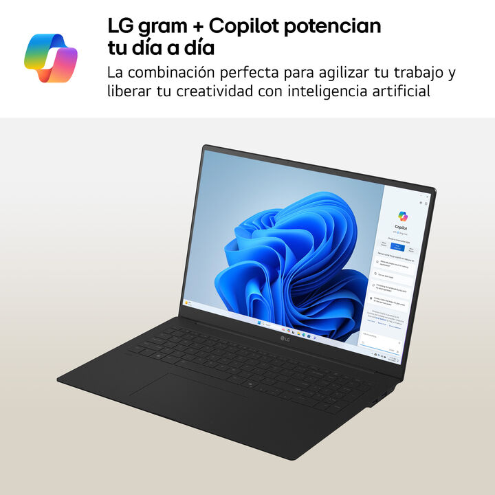 Port&aacute;til 16" LG gram pro 16Z90TR, Windows 11, Intel&reg; Core&trade; Ultra7 , 32 GB RAM , 1TB SSD, NVIDIA RTX5050 con GDDR7 8GB , Pantalla IPS
