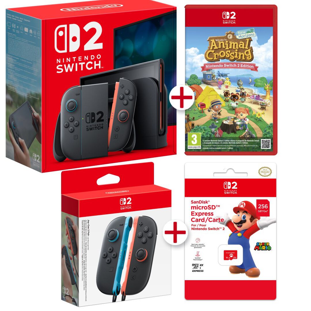 Switch2 + Animal Crossing2 + Joycon + MicroSD Card
