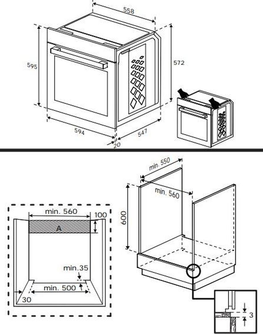 Horno Multifunci&oacute;n Aeroperfect AirFry pirol&iacute;tico