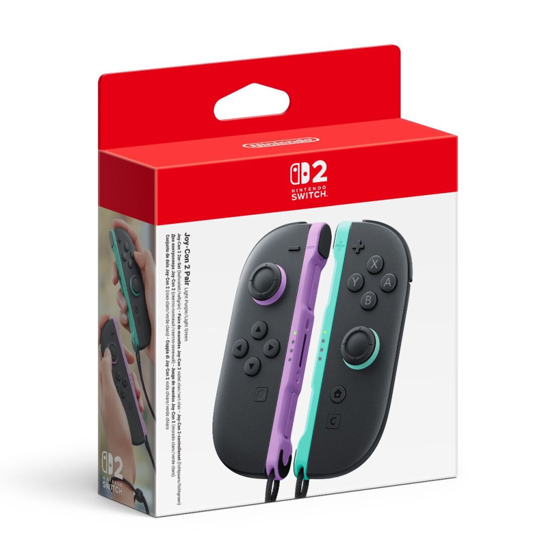 Joy-Con 2 P&uacute;rpura/Verde Mandos Nintendo Switch 2