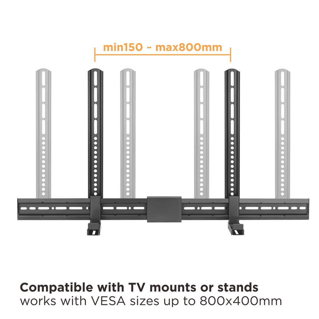 Soporte universal para barra de sonido