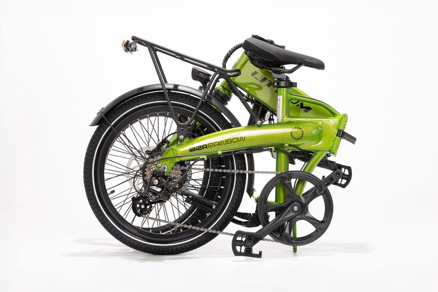 Bicicleta El&eacute;ctrica Plegable Green Bater&iacute;a 10,4Ah