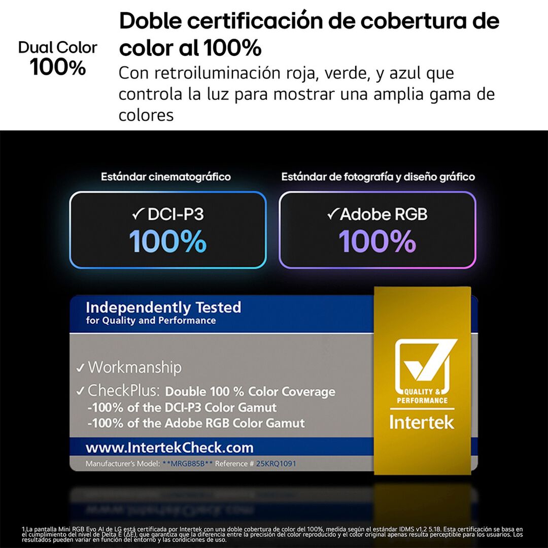Smart TV MRGB AI 86 pulgadas 4K 86MRGB88B6B