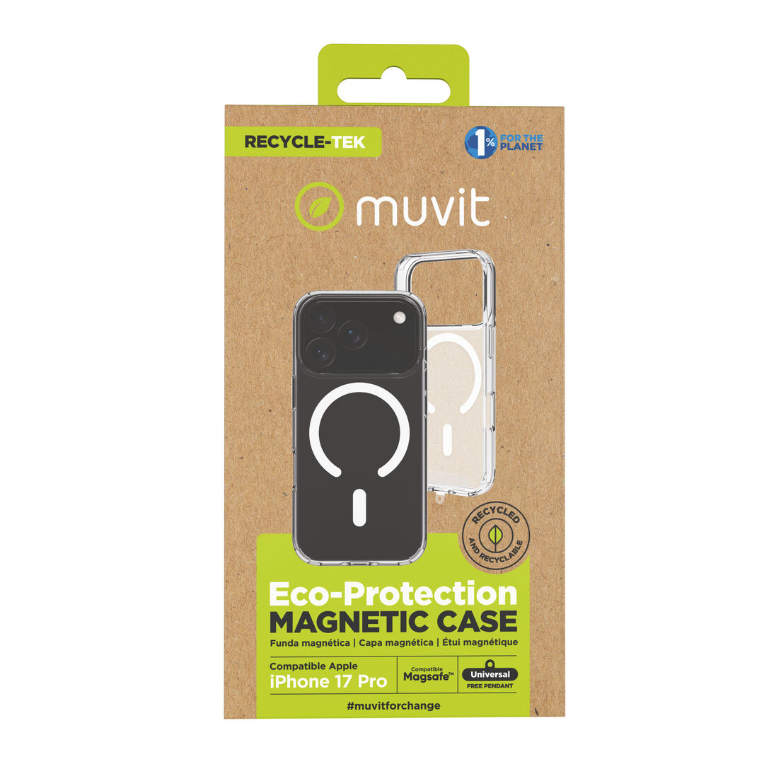 La protecci&oacute;n del medio ambiente es, hoy en d&iacute;a, una preocupaci&oacute;n en todo momento, junto a la preocupaci&oacute;n de proteger nuestro Smartphone. Con las fundas recycletek de muvit for change, proponemos una gama de fundas reciclables, fabricadas con materiales reciclados. Una manera responsable de proteger nuestro smartphone. Porque contribuir en la lucha contra la contaminaci&oacute;n y proteger nuestro ecosistema, debe formar parte de nuestros gestos cotidianos.