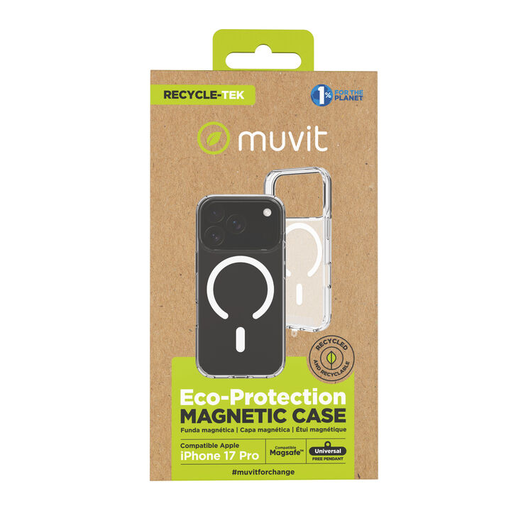 La protecci&oacute;n del medio ambiente es, hoy en d&iacute;a, una preocupaci&oacute;n en todo momento, junto a la preocupaci&oacute;n de proteger nuestro Smartphone. Con las fundas recycletek de muvit for change, proponemos una gama de fundas reciclables, fabricadas con materiales reciclados. Una manera responsable de proteger nuestro smartphone. Porque contribuir en la lucha contra la contaminaci&oacute;n y proteger nuestro ecosistema, debe formar parte de nuestros gestos cotidianos.