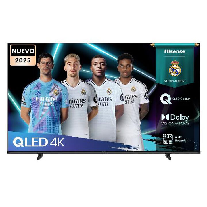 Serie E7Q QLED TV 50E7Q Smart TV 50 pulgadas con Dolby Vision & Atmos
Quantum Dot Colour, Modo Juego PLUS, 60Hz VRR 120 fps, Bluetooth & HDMI, Alexa Built in & VIDAA Voice