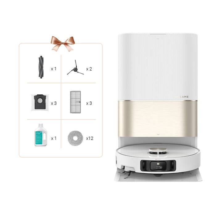 El X40 Ultra (Complete) combina funciones rob&oacute;ticas avanzadas para ofrecer una rutina de limpieza
sencilla. SideReach llega a &aacute;reas normalmente inaccesibles, la tecnolog&iacute;a RoboSwing MopExtend
garantiza un fregado completo y un sensor RGB detecta de forma inteligente el nivel de suciedad. La
superficie de lavado y la mopa con autolimpieza utilizan agua caliente a 70 &deg;C para reducir las manchas,
mientras que una succi&oacute;n l&iacute;der de 12 000 Pa recoge el pelo y la suciedad de las mascotas en menos
pasadas.