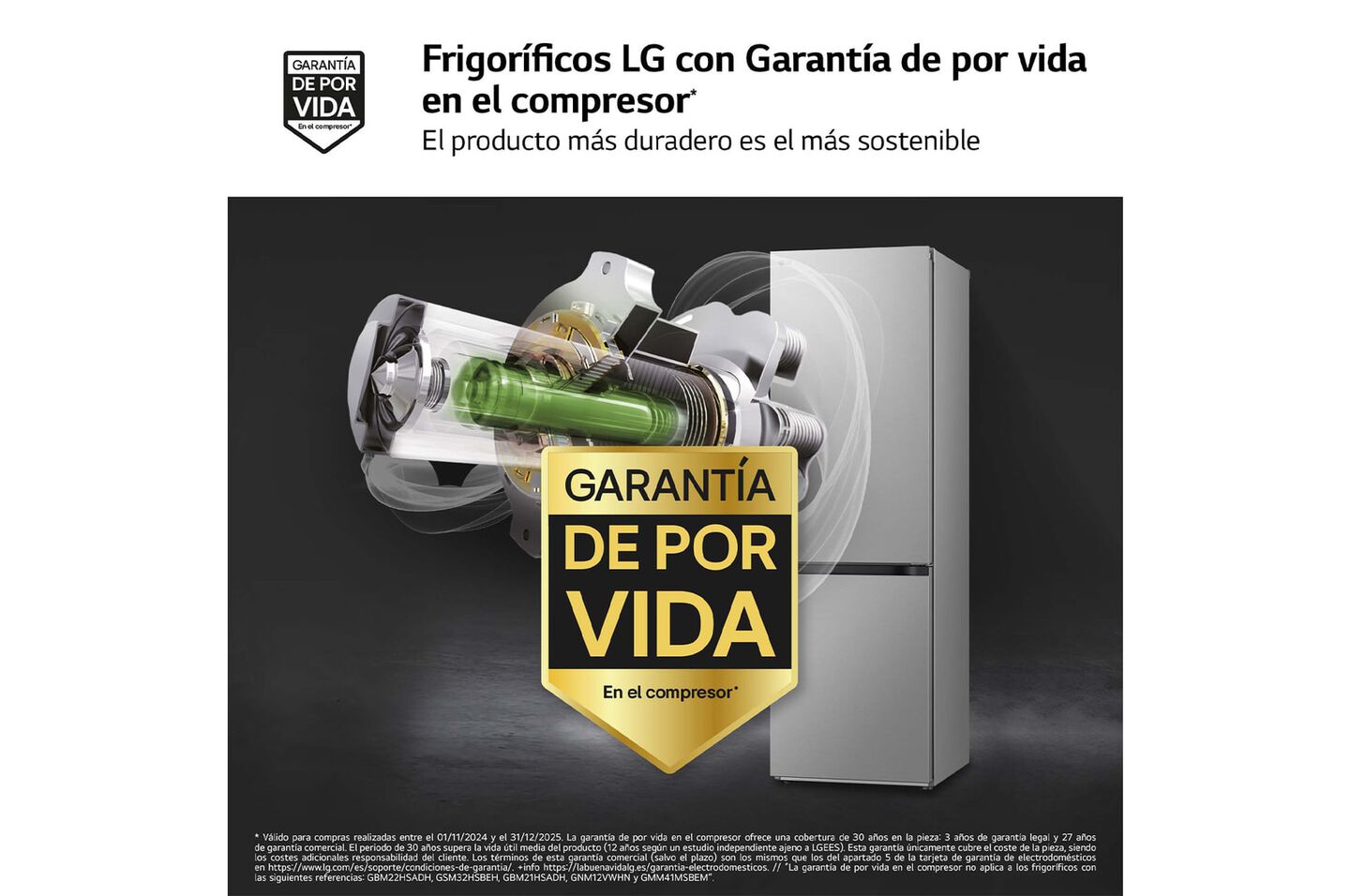 Descubre el frigorífico LG GBV3100EPY, un electrodoméstico diseñado para satisfacer tus necesidades de refrigeración de manera eficiente y elegante.