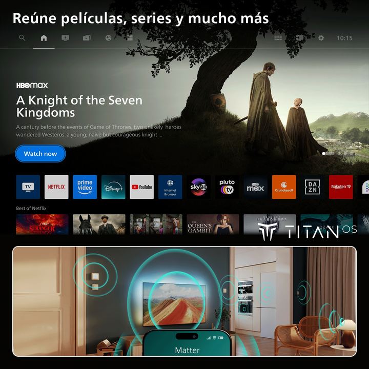 55" 4K OLED+ Ambilight Smart TV