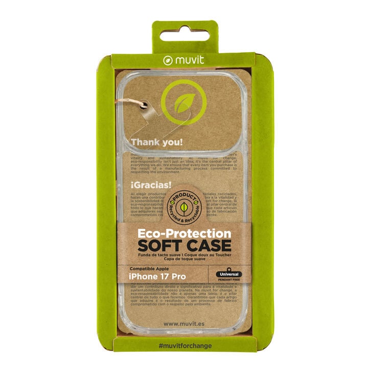 La protección del medio ambiente es, hoy en día, una preocupación en todo momento, junto a la preocupación de proteger nuestro Smartphone. Con las fundas recycletek de muvit for change, proponemos una gama de fundas reciclables, fabricadas con materiales reciclados. Una manera responsable de proteger nuestro smartphone. Porque contribuir en la lucha contra la contaminación y proteger nuestro ecosistema, debe formar parte de nuestros gestos cotidianos.