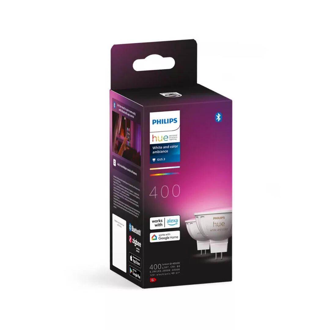 Bombilla Inteligente GU5.3, RGB, 2un