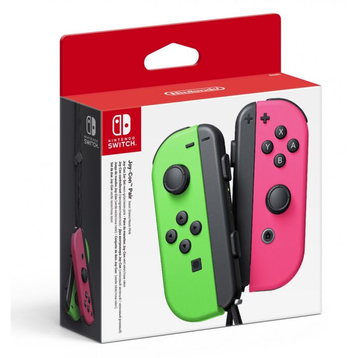 Conjunto compuesto por 2 mandos Joy-Con, uno Izquierda  y otro Derecha.


MANDOS JOY-CON

Un mando o dos, en vertical o en horizontal, control por movimiento o mediante botones&hellip; Con los nuevos mandos Joy-Con para Nintendo Switch tendr&aacute;s flexibilidad total a la hora de jugar y descubrir&aacute;s nuevas formas de interactuar que transformar&aacute;n por completo tus experiencias de juego.

Su dise&ntilde;o incluye la sofisticada funci&oacute;n de vibraci&oacute;n HD, que ofrece una vibraci&oacute;n mucho m&aacute;s realista que antes, y permite utilizar uno en cada mano o compartirlos con un amigo; adem&aacute;s de poder incorporarlos al armaz&oacute;n para controles Joy-Con (venta por separado) que los transformar&aacute; en un mando de estilo tradicional. Cada Joy-Con contiene sus propios botones, sensor de aceler&oacute;metro y sensor de movimiento que posibilita que puedan funcionar como un mando independiente.

Adem&aacute;s, los Joy-Con integran nuevas prestaciones que hacen de Nintendo Switch m&aacute;s interactiva. Por un lado, el Joy-Con izquierdo tiene un bot&oacute;n de captura para hacer capturas de pantalla durante tus partidas y compartirlas a trav&eacute;s de las redes sociales. El Joy-Con derecho, por su parte, dispone de un punto NFC para usar figuras amiibo, as&iacute; como una c&aacute;mara infrarroja de movimiento que detecta la distancia, forma y movimiento de objetos cercanos en los juegos dise&ntilde;ados para esta tecnolog&iacute;a.