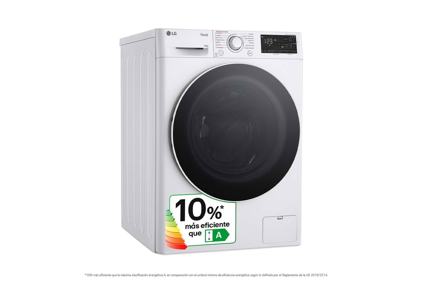 Lavadora LG 10 kg con AI Direct Drive, TurboWash 360, autodosificaci&oacute;n y Steam