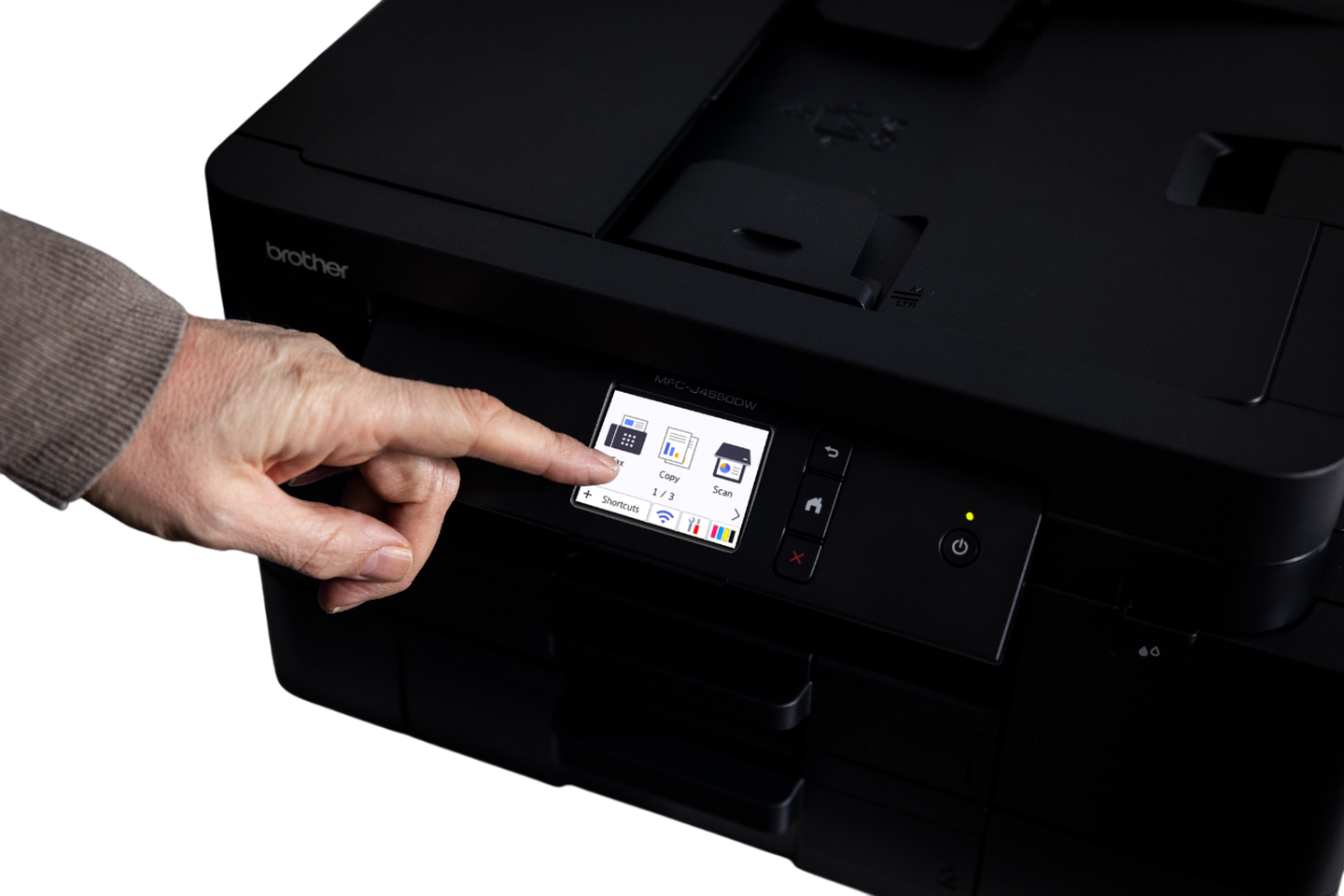 Imp. Multi MFC-J4550DW, Inyección de tinta, Impresión a color, 1200 x 4800 DPI, Copia a color, A4, Negro
