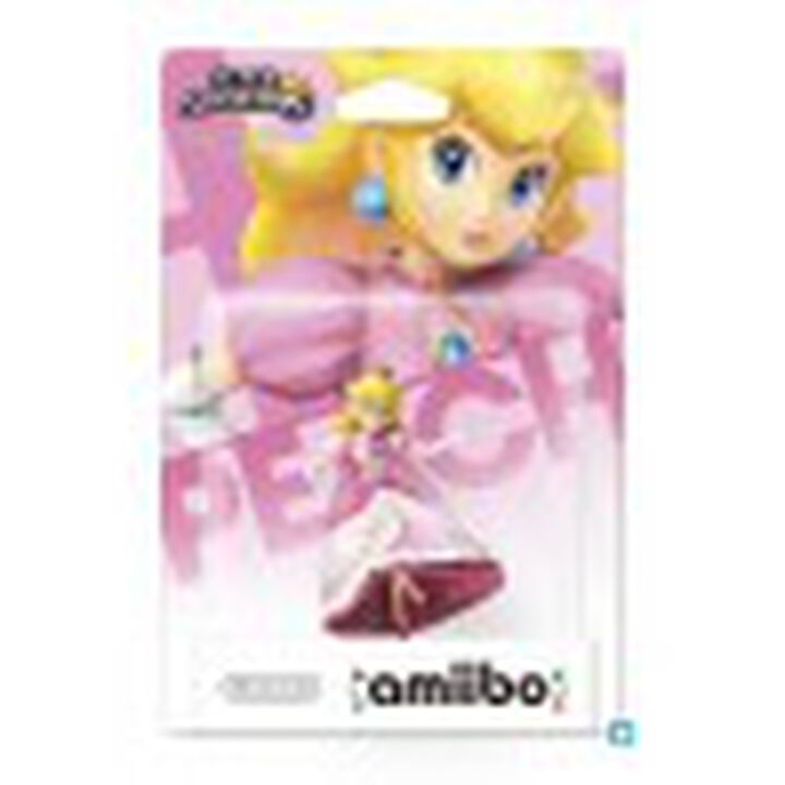 FIGURA AMIIBO PEACH SUPER SMASH BROS. COLLECTION NUMERO 2
Descubre amiibo, una nueva forma de interactuar con tus personajes y juegos favoritos de Nintendo. Si tocas el punto NFC del Wii U GamePad con la figura al jugar a ciertos juegos, los datos del chip se transferir&aacute;n al juego para su uso de distintas formas. Mientras juegas, los datos de tu figura tambi&eacute;n se actualizar&aacute;n, as&iacute; que mientras juegas, tu amiibo es cada vez m&aacute;s &uacute;nico.
 Caracter&iacute;sticas
- Ve combatir y crecer a tu Amiibo. En Super Smash Bros. for Wii U, podr&aacute;s transferir los datos de tu amiibo para que aparezca en el juego y luche por ti. Mientras tu amiibo lucha, desarrollar&aacute; sus propias habilidades y atributos &uacute;nicos, haci&eacute;ndose m&aacute;s fuerte y aprendiendo nuevos movimientos. &iexcl;Incluso podr&aacute;s a&ntilde;adir tu toque al combate personalizando los ataques especiales!
- &iexcl;Conecta con una ampl&iacute;a variedad de juegos! Adem&aacute;s de Super Smash Bros. for Wii U, podr&aacute;s usar amiibo en muchos otros juegos, y c&oacute;mo se usen depender&aacute; del juego. En el futuro habr&aacute; disponible una amplia variedad de figuras de diferentes franquicias
- Tambi&eacute;n compatible con Nintendo 2DS y 3DS. Adem&aacute;s de funcionar con Wii U, amiibo podr&aacute; usarse tambi&eacute;n con Nintendo 3DS y 2DS gracias a un accesorio que est&aacute; previsto salga a la venta en 2015. En el futuro se anunciar&aacute;n m&aacute;s detalles sobre el software compatible previsto para Nintendo 3DS