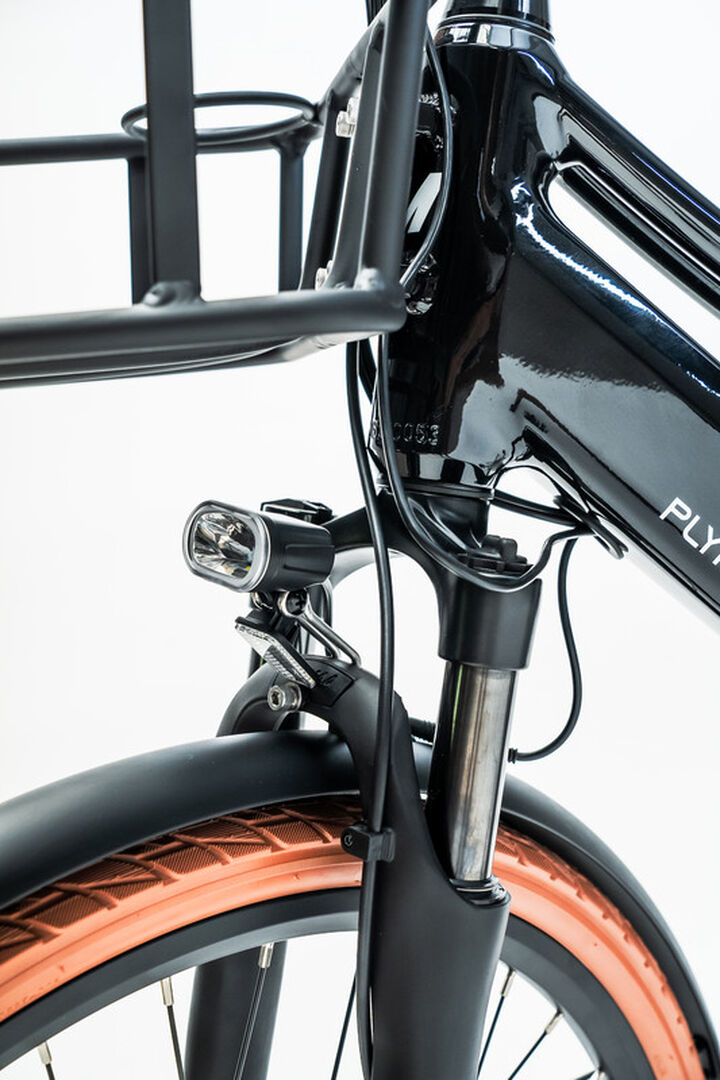 Bicicleta el&eacute;ctrica ciudad 29" PlayMouth Negra