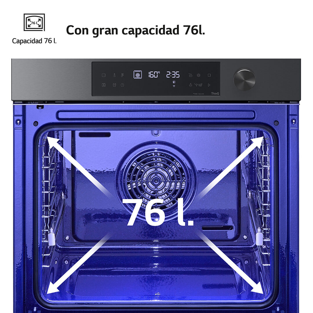 Horno WS7D7632WB 76 L Negro