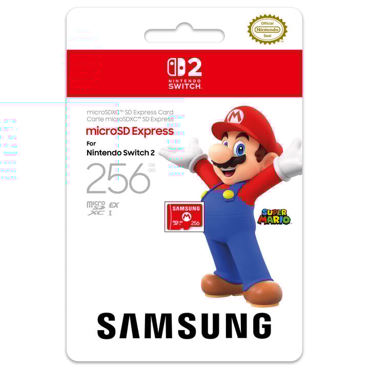 TARJETA DE MEMORIA 256 GB SAMSUNG MICRO SD EXPRESS CARD PARA NINTENDO SWITCH 2 GARANTÍA EUROPEA EU WARRANTY
Tarjeta de memoria de 256 GB tipo Micro SD XC Express para la consola Nintendo Switch 2.
Con esta tarjeta puedes aumentar la capacidad de tu consola para descargar juegos y complementos.
Producto oficial Nintendo fabricado por Samsung. TARJETA DE MEMORIA 256 GB SAMSUNG MICRO SD EXPRESS CARD PARA NINTENDO SWITCH 2 GARANTÍA EUROPEA EU WARRANTY
Tarjeta de memoria de 256 GB tipo Micro SD XC Express para la consola Nintendo Switch 2.
Con esta tarjeta puedes aumentar la capacidad de tu consola para descargar juegos y complementos.
Producto oficial Nintendo fabricado por Samsung.